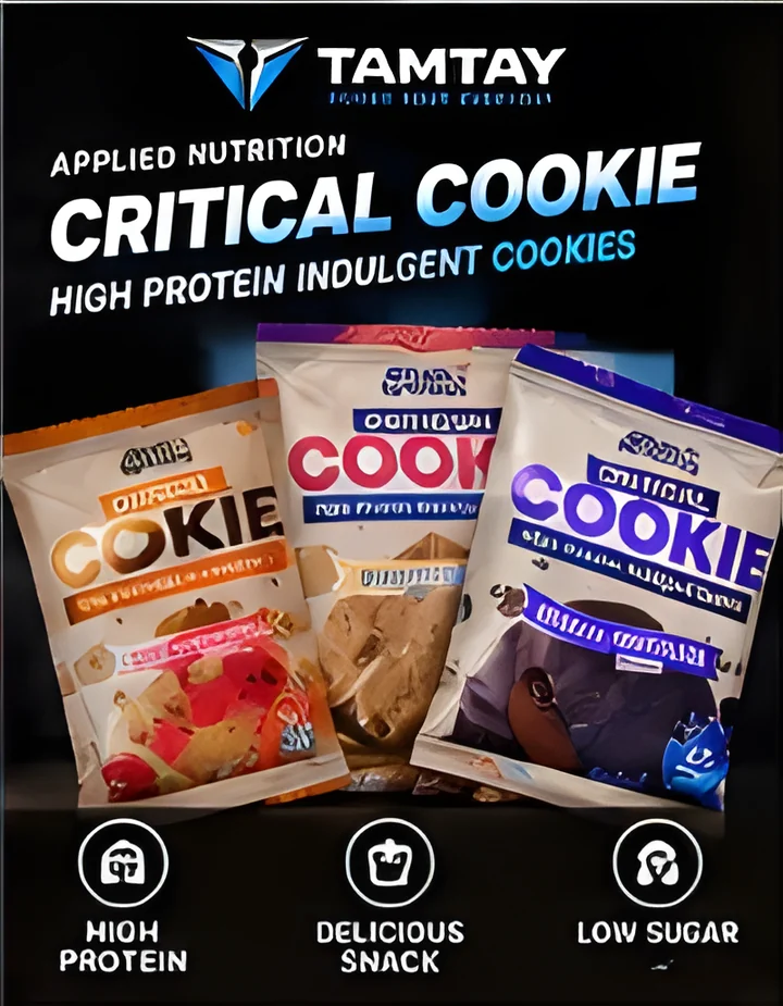 Three Applied Nutrition Critical Cookie packs